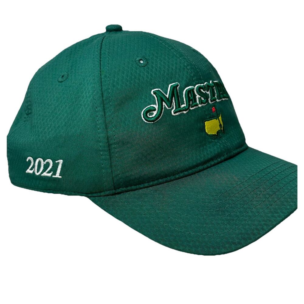 Masters Golf Hat Cap 2021 Strapback Embroidered Augusta National Green Ahead USA